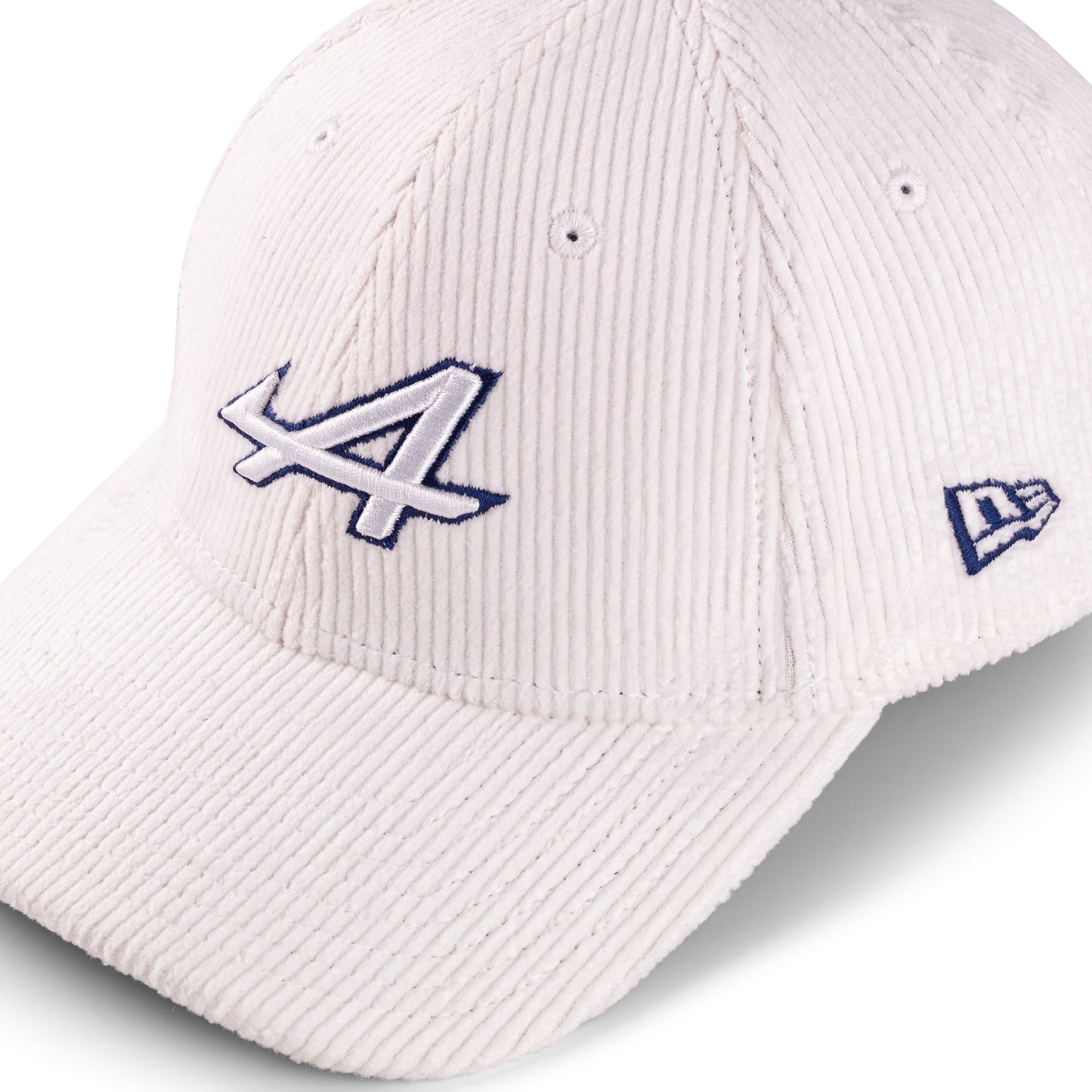 CASQUETTE BLANC VELOURS — ALPINE X NEW ERA