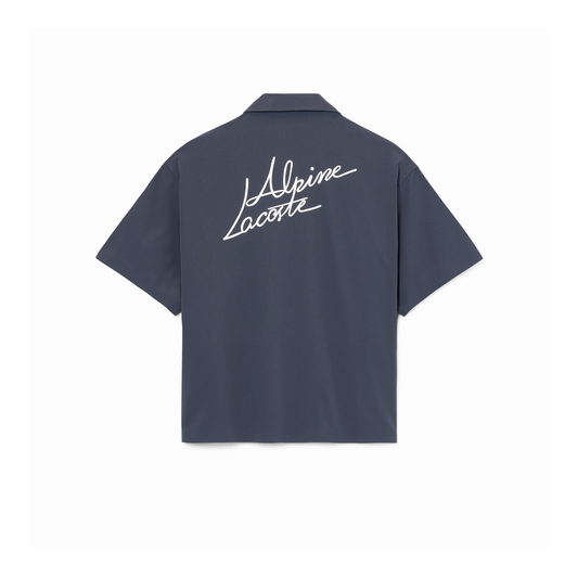RELAXED FIT POPLON SHIRT - ALPINE X LACOSTE