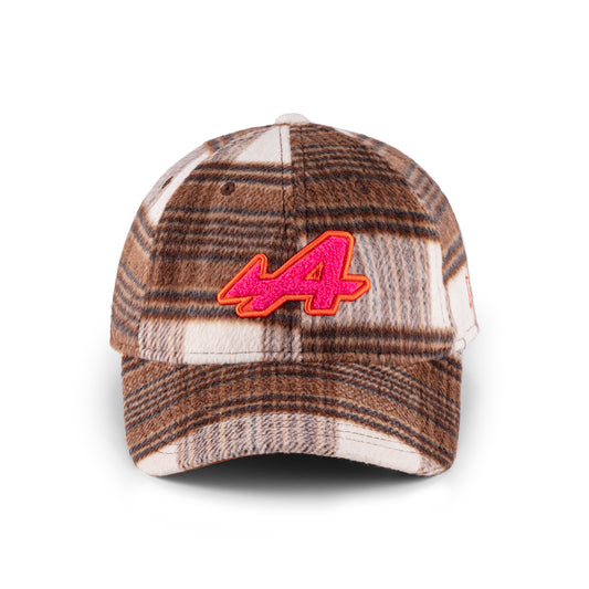 ALPINE X NEW ERA — BROWN TARTAN CAP