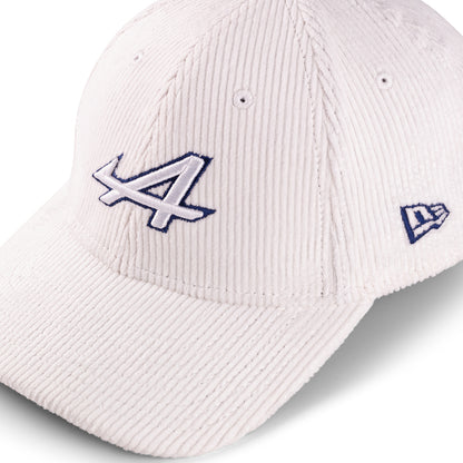 CASQUETTE BLANC VELOURS — ALPINE X NEW ERA