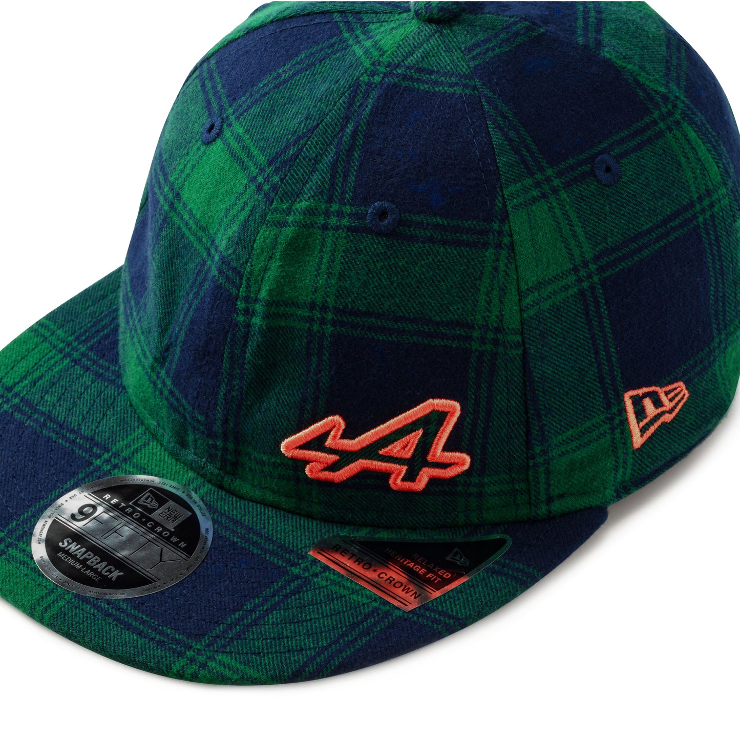 CAPPELLINO TARTAN VERDE — ALPINE X NEW ERA