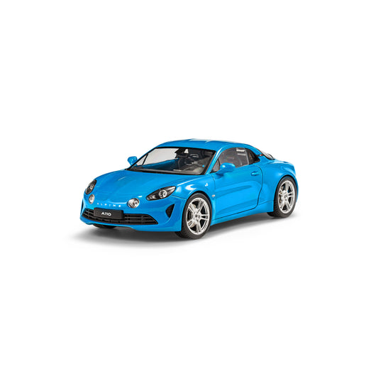 Alpine A110 échelle 1/18e ; année 2018 ; à partir de 14 ans ; couleur : bleue