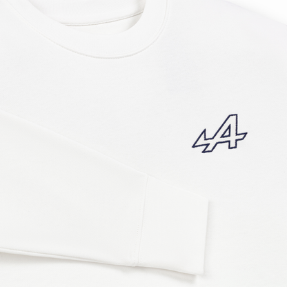WEISSES DAMEN-SWEATSHIRT ALPINE - ESSENTIAL LINE