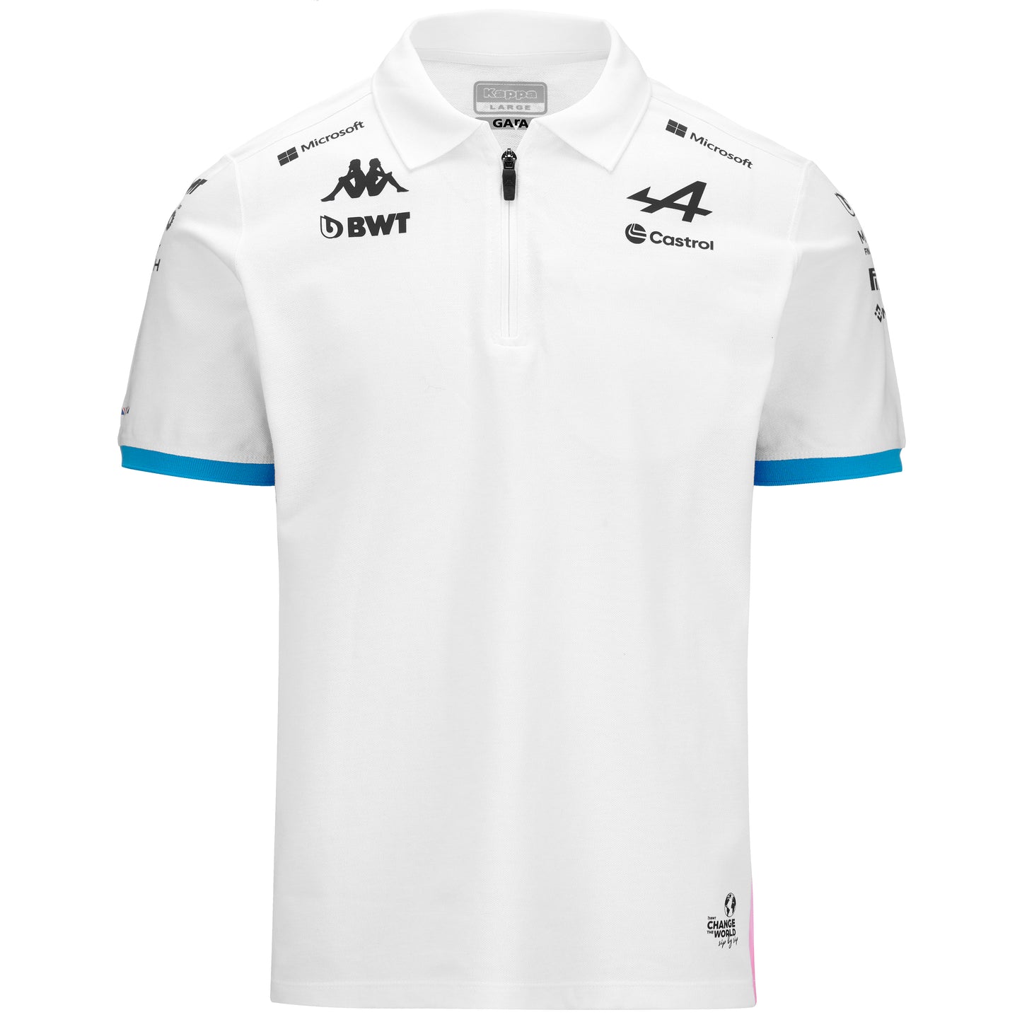 ADREM WEISSES POLOSHIRT