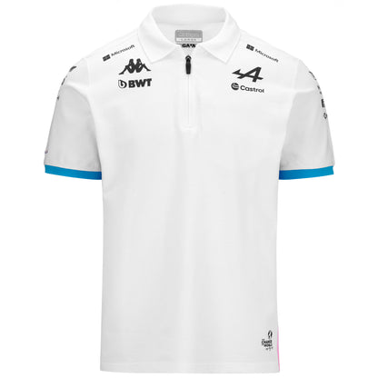 ADREM WEISSES POLOSHIRT