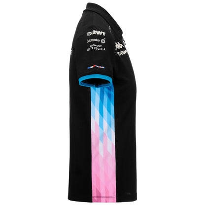 ADREM WOMEN'S BLACK POLO SHIRT