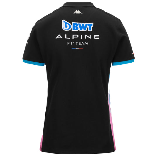 ADREM WOMEN'S BLACK POLO SHIRT