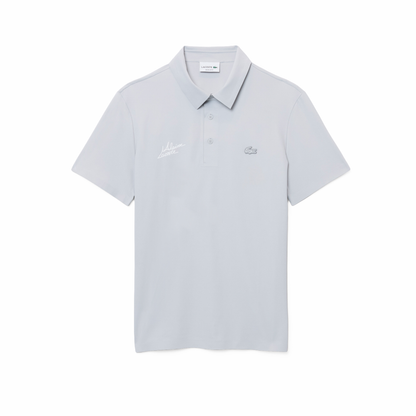 REGULAR FIT POLO SHIRT LIGHT GREY - ALPINE X LACOSTE
