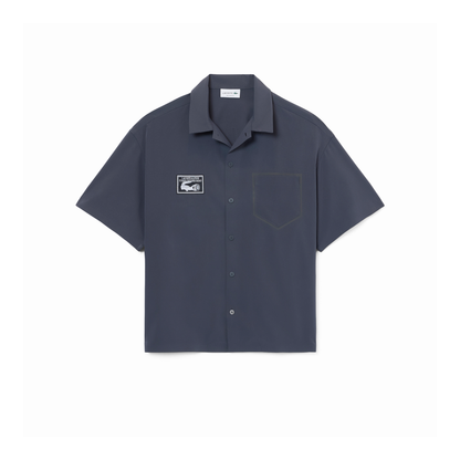 RELAXED FIT POPLON SHIRT - ALPINE X LACOSTE