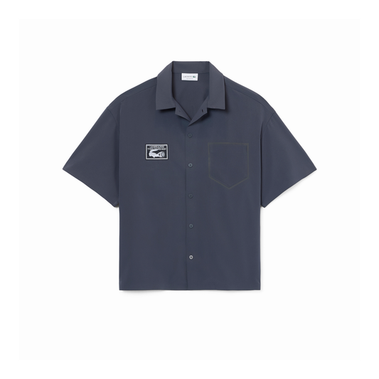 RELAXED FIT POPLON SHIRT - ALPINE X LACOSTE