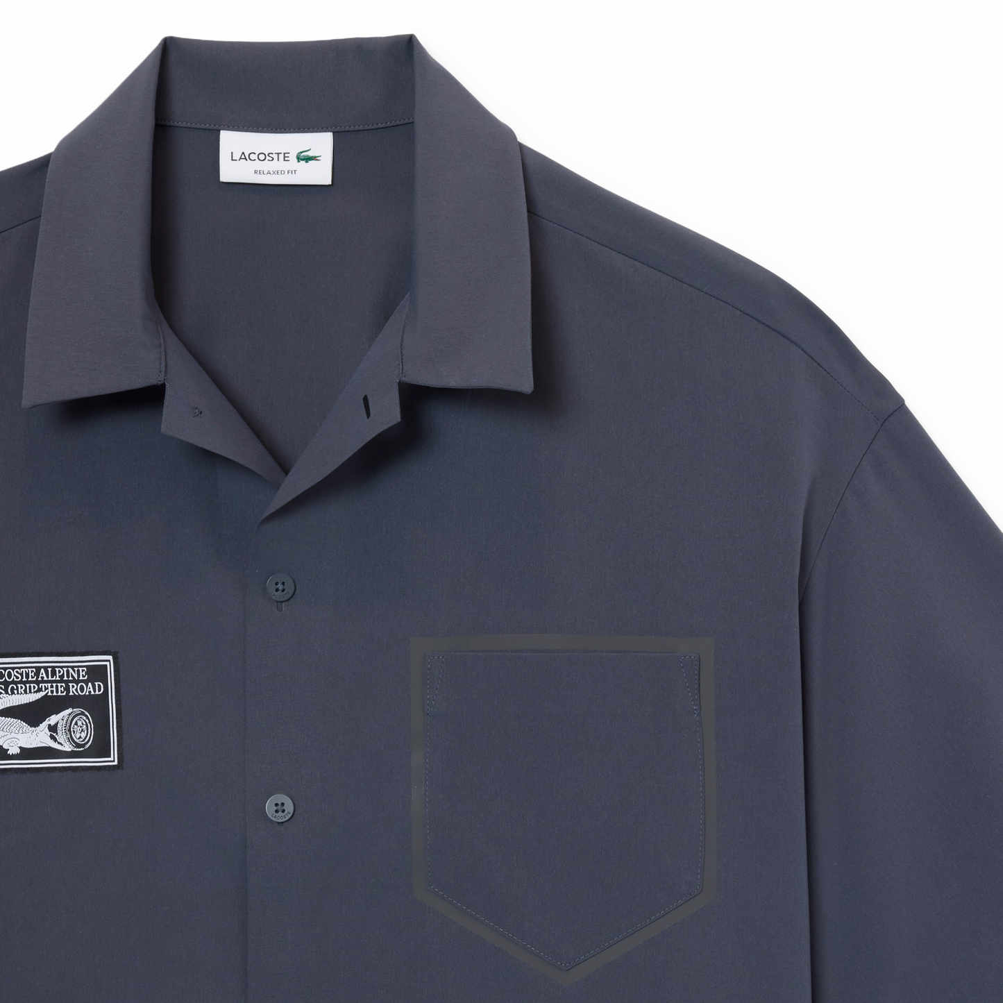 RELAXED FIT POPLON SHIRT - ALPINE X LACOSTE