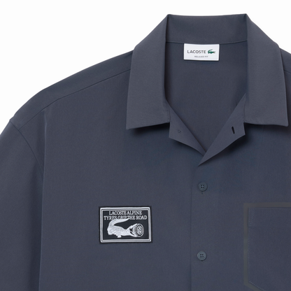 RELAXED FIT POPLON SHIRT - ALPINE X LACOSTE