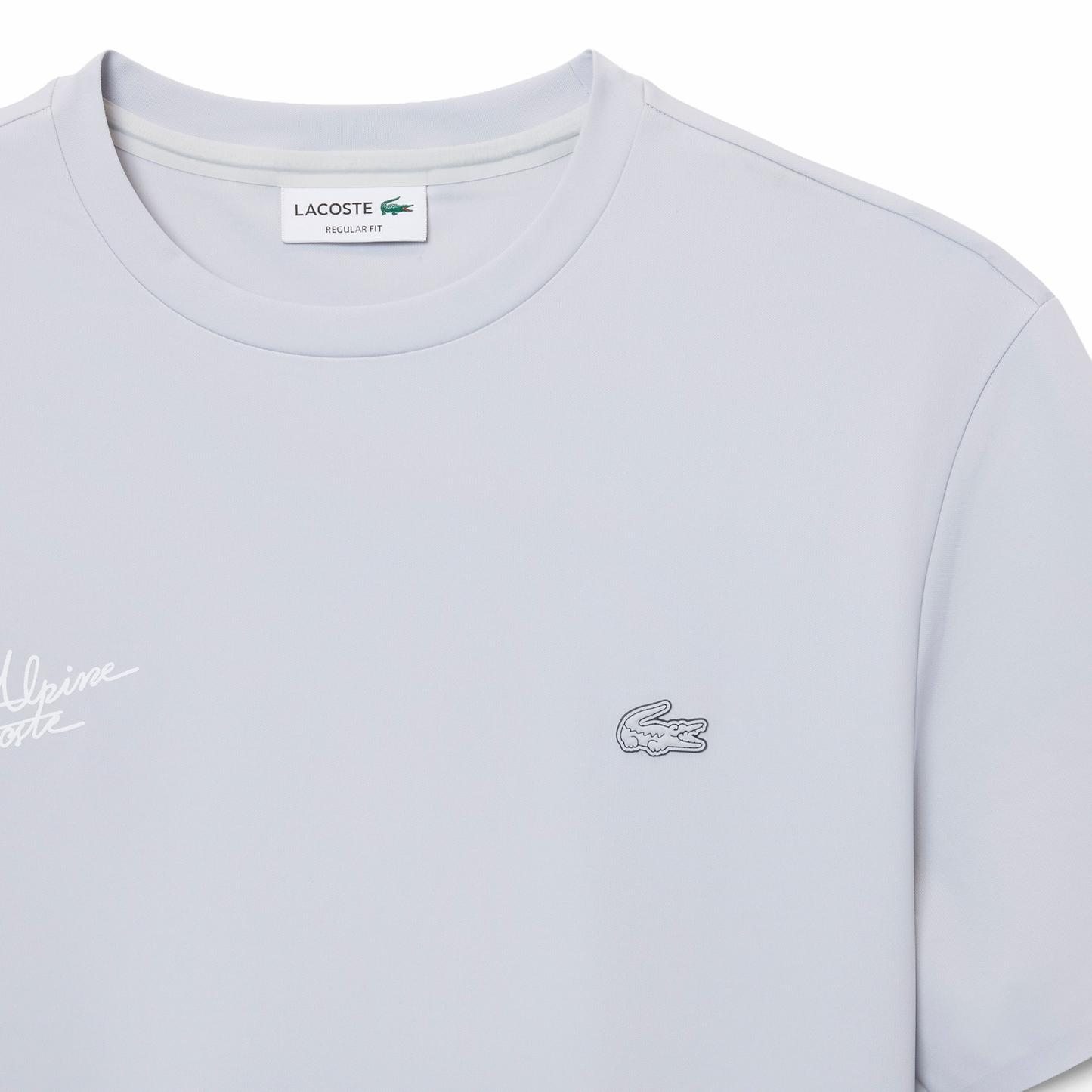 GRAPHIC T-SHIRT LIGHT GREY - ALPINE X LACOSTE