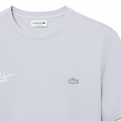 GRAPHIC T-SHIRT LIGHT GREY - ALPINE X LACOSTE