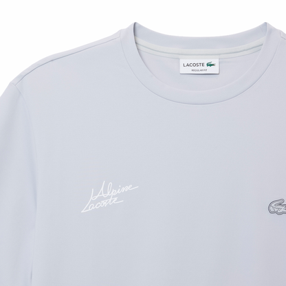 GRAPHIC T-SHIRT LIGHT GREY - ALPINE X LACOSTE