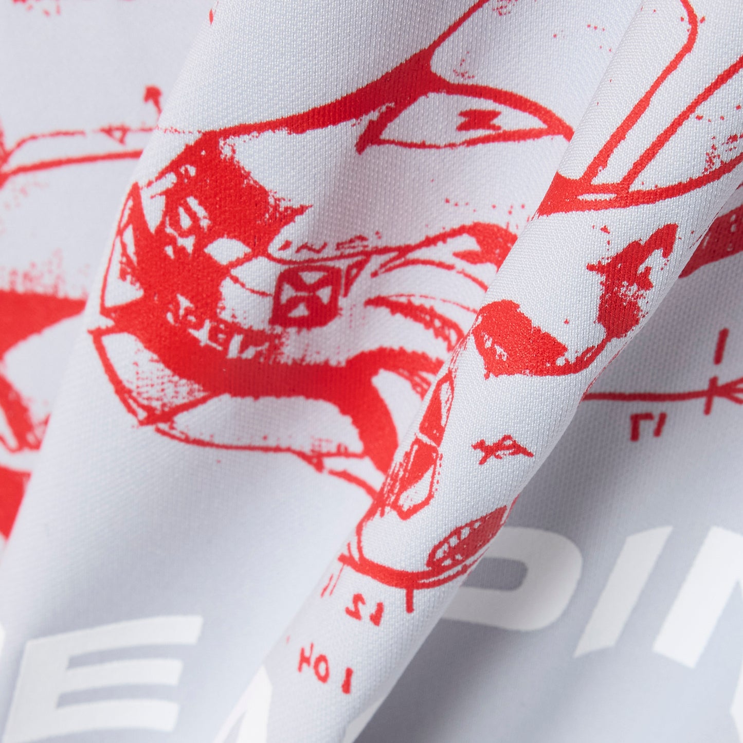 GRAPHIC T-SHIRT LIGHT GREY - ALPINE X LACOSTE