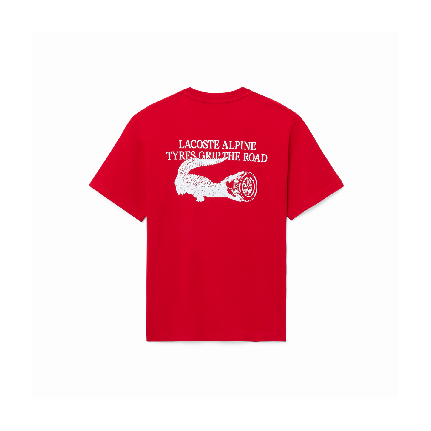 JERSEY GRAPHIC T-SHIRT - ALPINE X LACOSTE