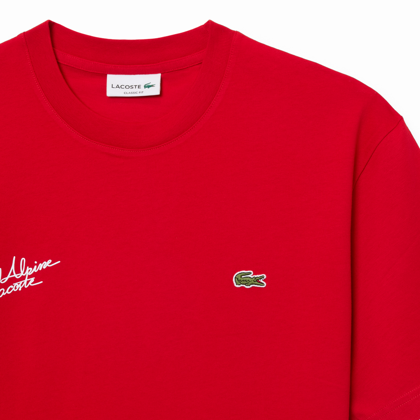JERSEY GRAPHIC T-SHIRT - ALPINE X LACOSTE
