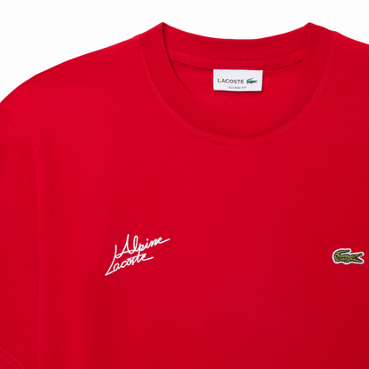 JERSEY GRAPHIC T-SHIRT - ALPINE X LACOSTE
