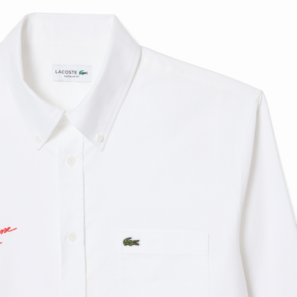 REGULAR FIT OXFORD SHIRT - ALPINE X LACOSTE